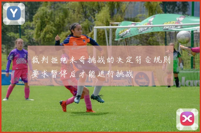 裁判拒绝米奇挑战的决定符合规则要求暂停后才能进行挑战